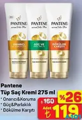 PANTENE TÜP SAÇ KREMİ 275 ML fiyat ve kampanya bilgisi
